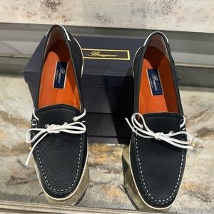 Bragano Men’s Boat Shoes Size 11.5 Blue